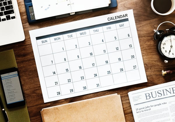 calendar with the right amount of meetings in a week by circleloop
