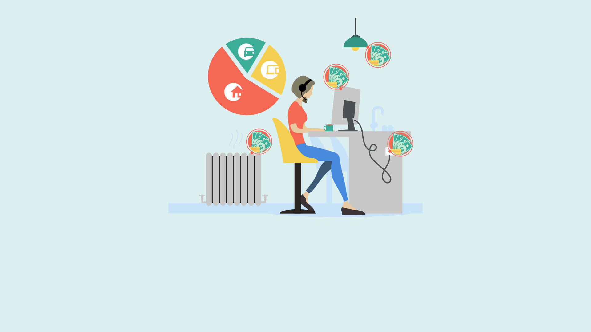 Manage working from home costs